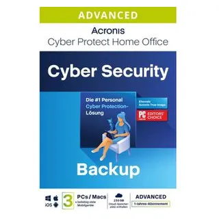 Acronis Cyber Protect Home Office Advanced 3 PC, 50GB Cloud Storage