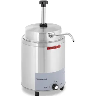 Royal Catering Saucenspender mit Heizfunktion 4,5 l 550 W, - Silber