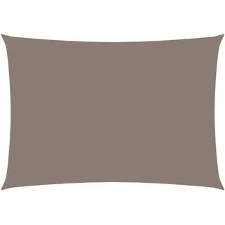 vidaXL Sonnensegel Oxford-Gewebe Rechteckig 3,5x5 m Taupe