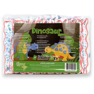 Rearz - Dinosaurier - Elite Windeln für Erwachsene (12 Stück) (groß)