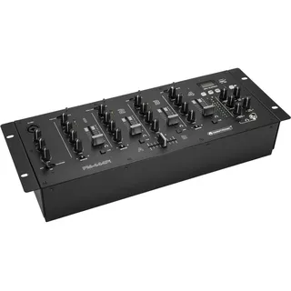 Omnitronic PM-444Pi 4-Kanal-DJ-Mixer mit Player & USB-Interface