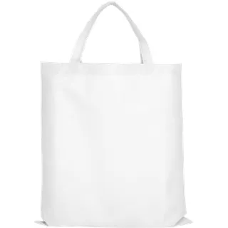 TEXXILLA 10er | 25er | 100er Pack PP-Tasche CLASSIC mit zwei kurzen Henkeln, weiß, 25 Stück