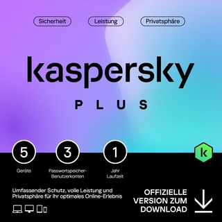 Kaspersky Lab Kaspersky Plus 2025, 5 Geräte | 1 Jahr