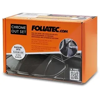 FoliaTec Chrome Out Set, Schwarz Glänzend