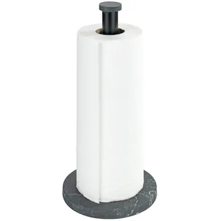 Wenko Küchenrollenhalter Marmor Schwarz