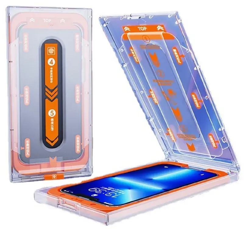 1x 9H Panzerglas für iPhone 16 Pro 3D KLAR MagixBox Staubfreie Installation echtes Tempered Glass Panzerhartglas Schutzglas Displayschutz Schutzfolie Screen-Protector