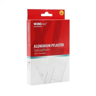 Wundmed Aluminium-Pflaster Wundpflaster grau 75 x 75 mm 3 St.