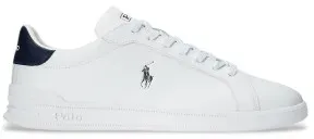 Polo Ralph Lauren für Herren. 809829824003 Heritage Court II Weiß Leder Turnschuhe (43), Wohnung, Schnürsenkel, Lässig
