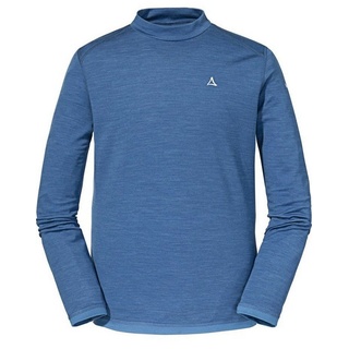 Schöffel Herren Merino Turtle Neck Longsleeve (Größe XXL, blau)