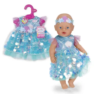 BABY BORN Puppenkleid Meerjungfrau-Outfit Blau