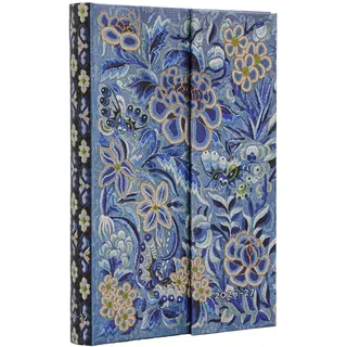 paperblanks ltd. 18-Monatskalender 2026 - 2027 Blaue Weide Mini Horizontal