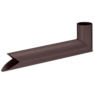 Inefa Wasserspeier Fallrohr, PVC DN 50 Dunkelbraun Ableitung von Regenwasser