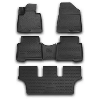 Element Passgenaue Premium Antirutsch Gummi Fußmatten - Hyundai Grand Santa Fe