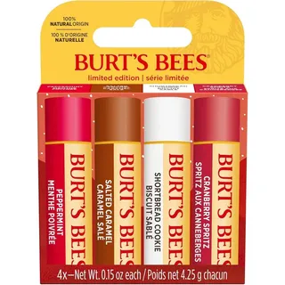 Village Cosmetics Lippenpflegestift Burts Bees Christmas Edition Lippenpflegestiftset 4er Set