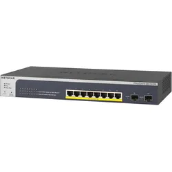 Netgear GS510TPP: 10 Port Smart Switch (10 Ports), Netzwerk Switch, Schwarz
