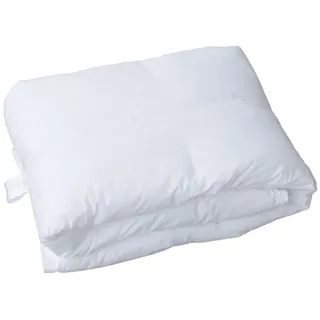 DormiGood | Premium Mikrofaserdecke | 135x200 cm | Bettdecke | 135x200 | Decke aus atmungsaktiver Microfaser | 135/200 | Herbst | Frühling | ... Weiß
