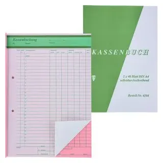 Böttcher-AG Kassenbuch A4 2x40BL