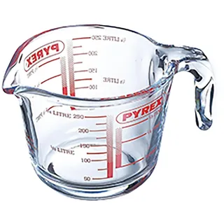 Pyrex Messbecher aus Glas, 0,25l