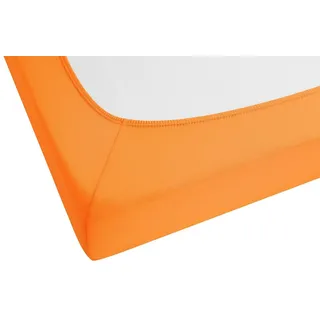 Spannbettlaken Jersey 90 x 190 - 100 x 200 cm gelb