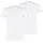 T-Shirt 2er Basic Round Neck weiß XL