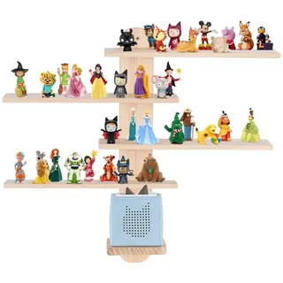 Tonie-Regal für Toniebox Hörfiguren, Magnetische Aufbewahrung für 50-60 Tonie, Perfekte Tonie Aufbewahrung im Kinderzimmer für Mädchen & Jungen,