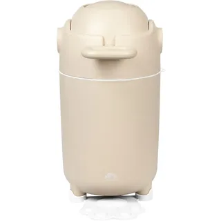 Bebeconfort Windeleimer Größe M, Windeleimer, Deckel geruchsdicht, für Müllbeutel, für bis zu 20 Windeln, Bedienung mit einer Hand, praktische Größe, leicht zu reinigen, Sand
