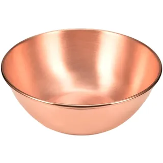 EnerCoppeX Salatschüssel aus 99% reinem Kupfer, extra große 7,9-Zoll-Rührschüssel, vielseitig, Menschen mit Geschmack werden den Wert von Kupferschüsseln kennen