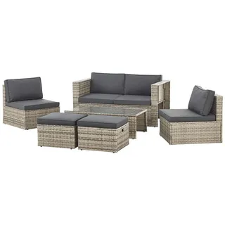 Juskys Salou Lounge-Set Grau