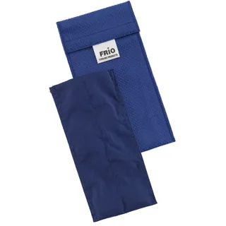 FRIO DOPPEL Diabetiker Insulin Kühltasche 18 x 8 cm Blau | Für bis zu 2 Insulin Pens | Kühlt mit kaltem Wasser I Keine Kühlakkus notwendig | Wiederverwendbar
