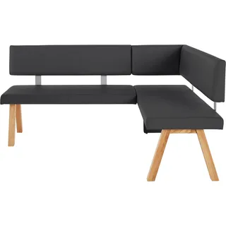 Kunstleder langer Schenkel links eiche geölt/schwarz