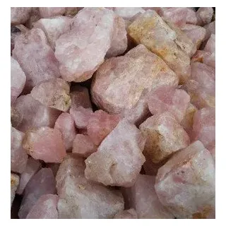 Unbekannt Rosenquarz 1 kg - Rohsteine (mehrere Stücke) Aquariumsteine, Brunnensteine, Heilsteine