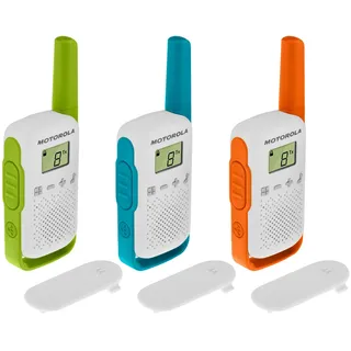 Motorola Talkabout T42 grün / blau /orange 3 Einheiten
