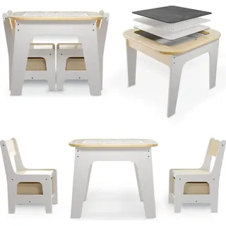 Juskys Milou Set 3-tlg.  Natur