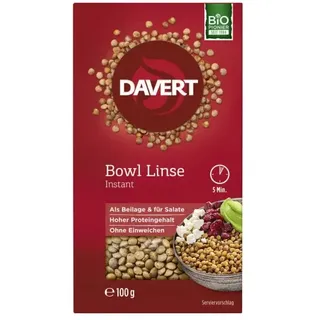 Davert Bowl Linse Instant bio
