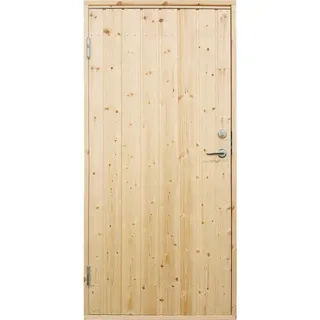 PLUS Nebeneingangstür Standard, Profilverkleidung, inkl. Zarge, links, 886 x 1978 mm