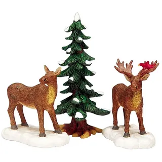 Lemax 32725 Weihnachtsdorf Figur Mr & Mrs Moose