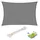 Rechteck HDPE 300 x 400 cm Grau