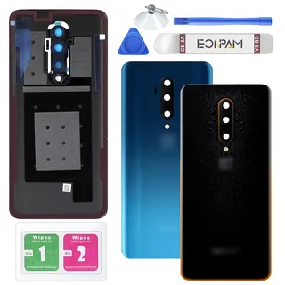 Eonpam Akkufachdeckel Rückseite Glas Ersatz ,für (OnePlus 7T Pro) Reparatursatz Original Akkudeckel Ersatz der Rückenschale (McLaren)