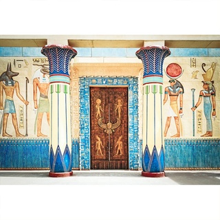 YongFoto 3x2,5m Foto Hintergrund Antikes Ägypten Szene Wandbilder Pharao Tempel Hieroglyphisch Ägyptischer Papyrus Fotografie Hintergrund Fotoshooting Portrait Fotografen Kinder Fotostudio