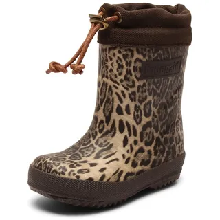 Bisgaard Unisex Baby Thermo Gummistiefel, Leopard, 25 EU