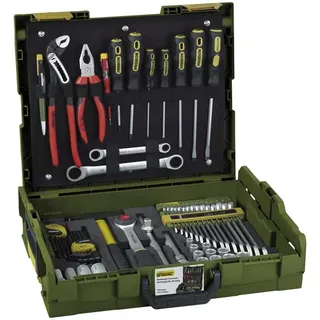 PROXXON Handwerker-Universal-Werkzeugkoffer 69-tlg. grün 44,5 x 11,8 x 35,8 cm