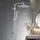 JOHO Edelstahl Regendusche Set Duschsystem Chrom 20x20cm