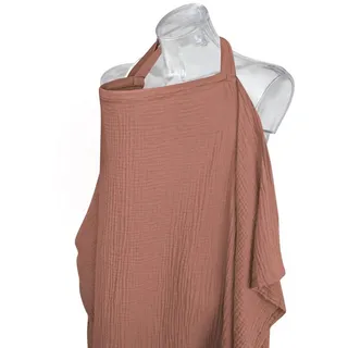 Coonoor Stillschal Breathable Cotton Breastfeeding, Musselin-Stilldecke für Babys braun