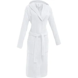REDBEST Unisex-Bademantel, mit Kapuze Chicago weiß | Gr.: S