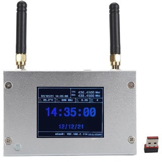 CCYLEZ MMDVM Duplex-Hotspot-Board, Digitales Multi-Modem-Sprachmodem, Aluminiumgehäuse, Farbiges OLED-Display, Unterstützt C4FM DMR DSTAR P25 mit 8G-Speicherkarte, CCYLEZnk1wqghp9o