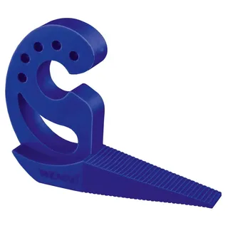 WENKO 50506100 Türstopper und Fensterstopper Multi-Stop, Thermoplastischer Kunststoff TPR, 11,8 x 7,7 x 2,5 cm, blau