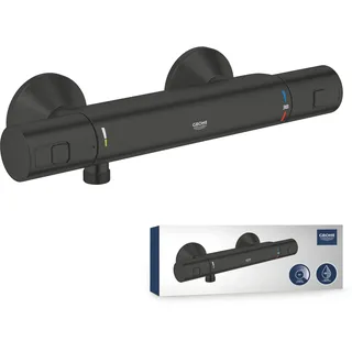 Grohe Precision Start Duschthermostat Wandmontage für 1 Verbraucher Schwarz 345942430