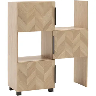 Tchibo Regal »Piazza« Eiche, Nachbildung B/H/T: ca. 78x101,6x34,7 cm, - Eiche