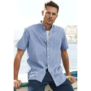 H.I.S. Kurzarmhemd Blau 4XL