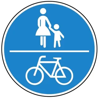 Verkehrszeichen Gemeinsamer Geh- und Radweg